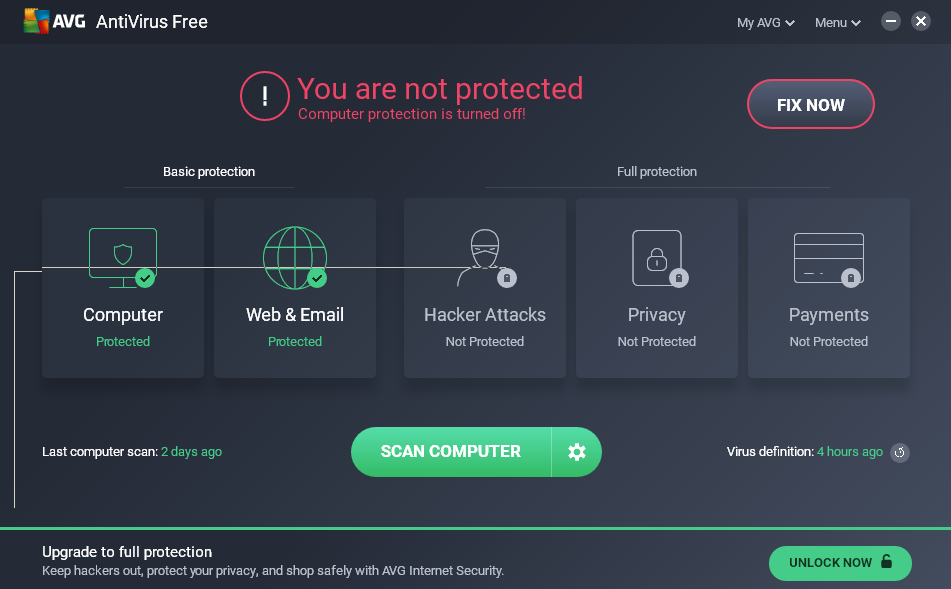 Is there something wrong with AVG Antivirus Free right now?? | AVG