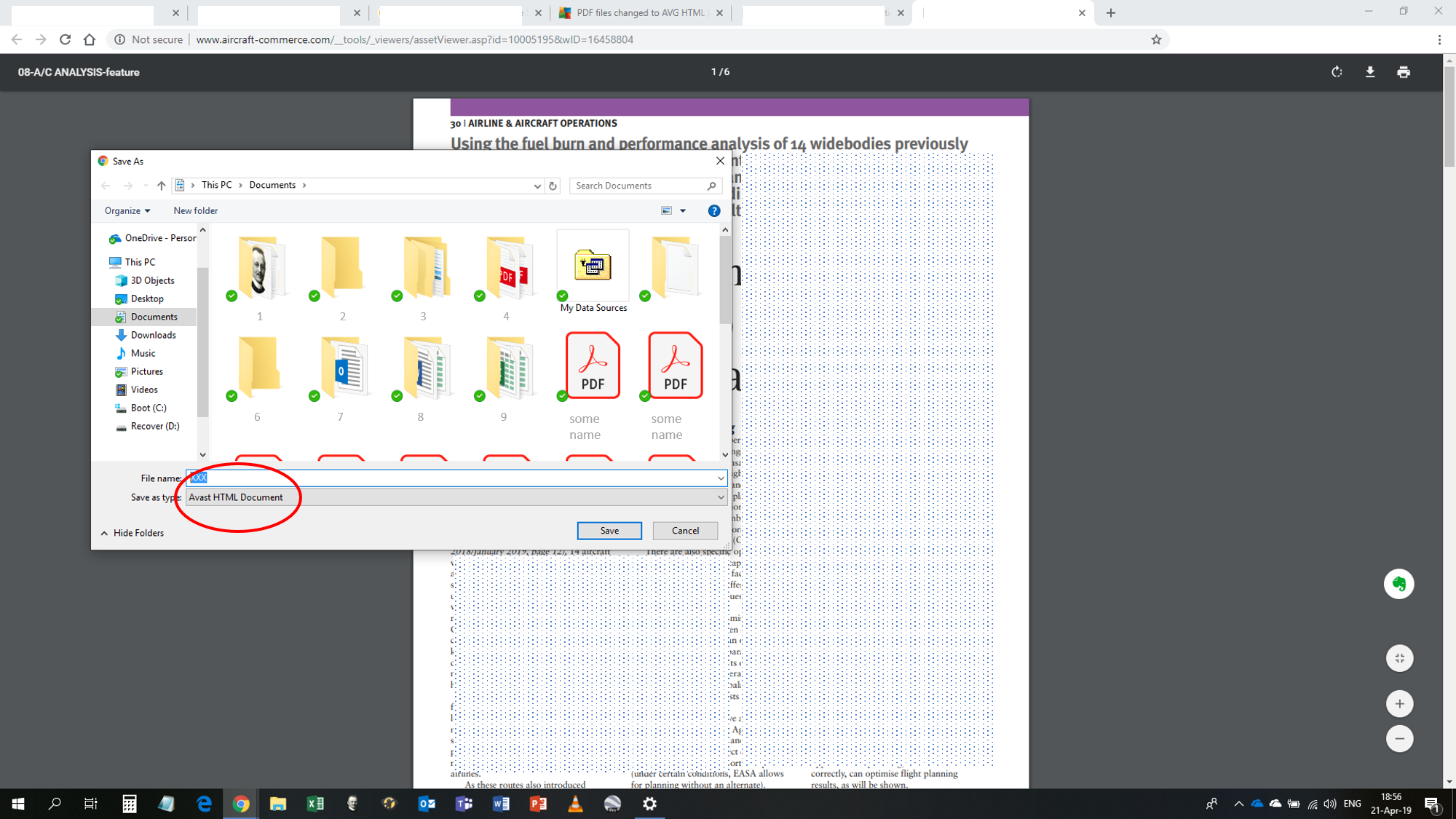 PDF files changed to AVG HTML AVG