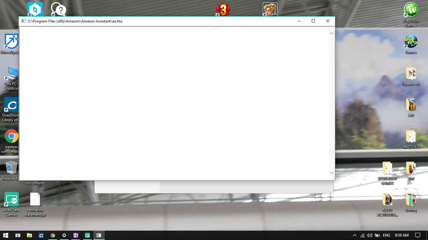 Amazon Assistant PopUps AVG