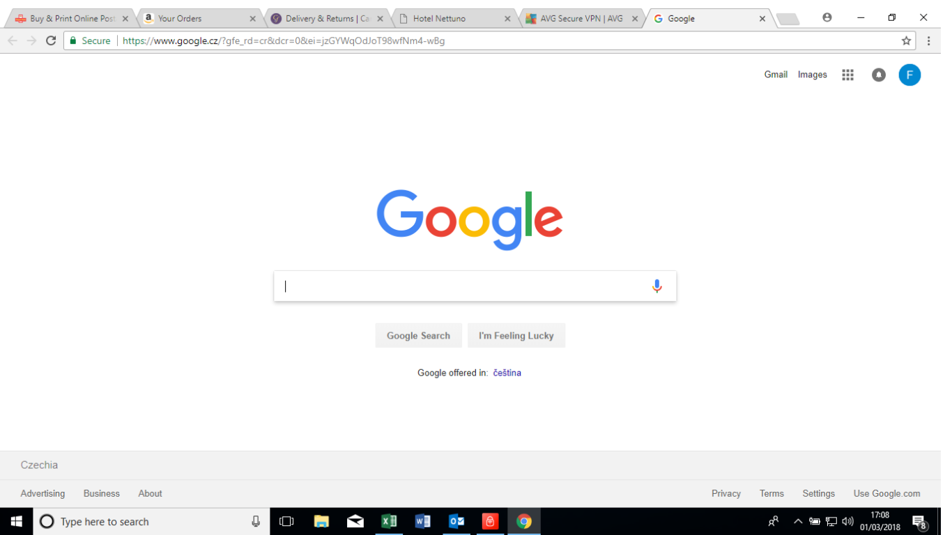 google cz screen