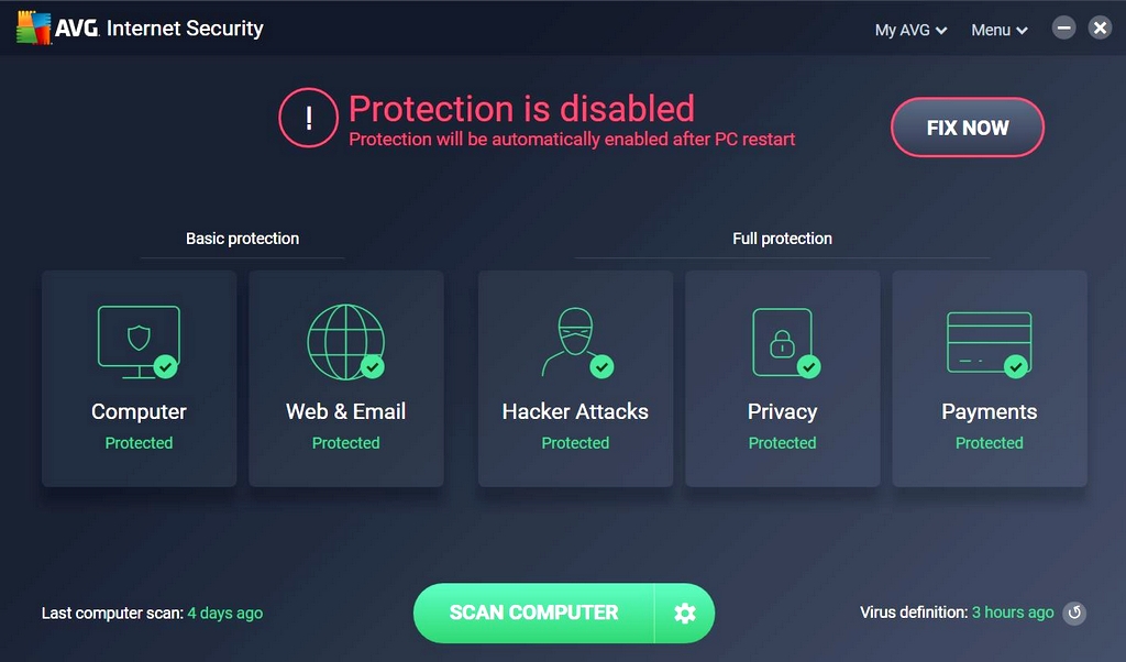 لماذا تحتاج AVG إلى إعادة تشغيل جهاز الكمبيوتر الخاص بي؟