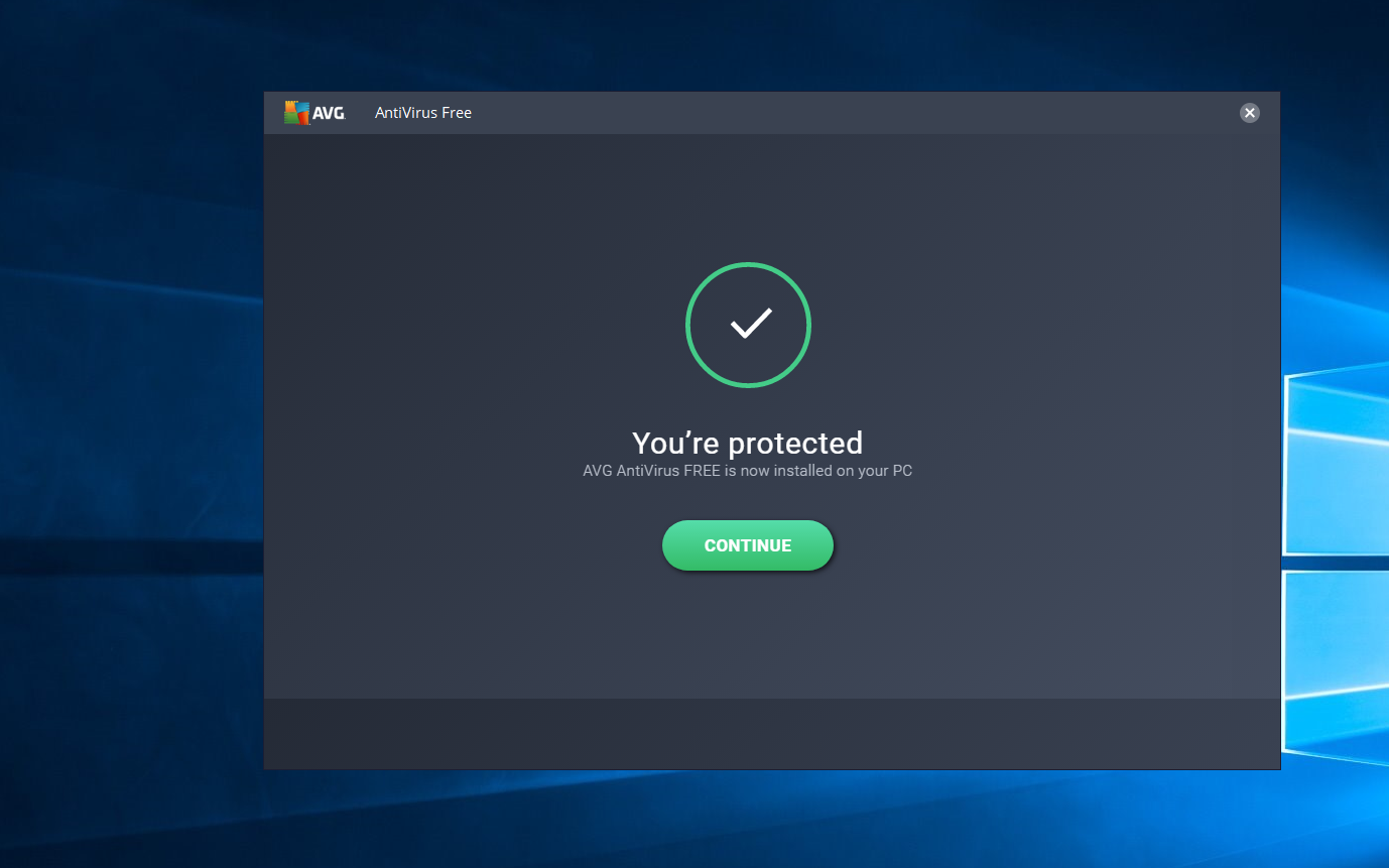 AVG FREE installed