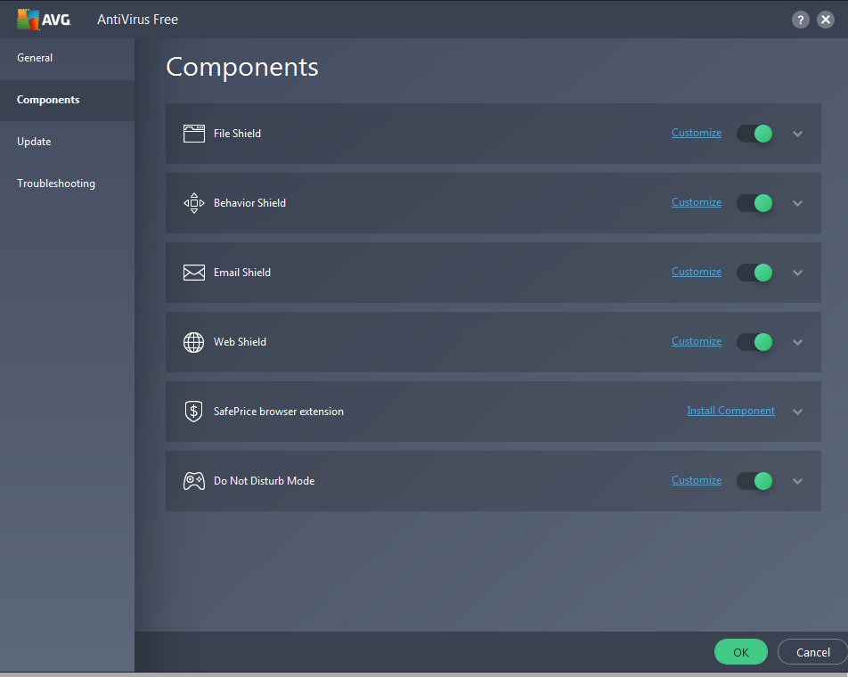 My AVG Components