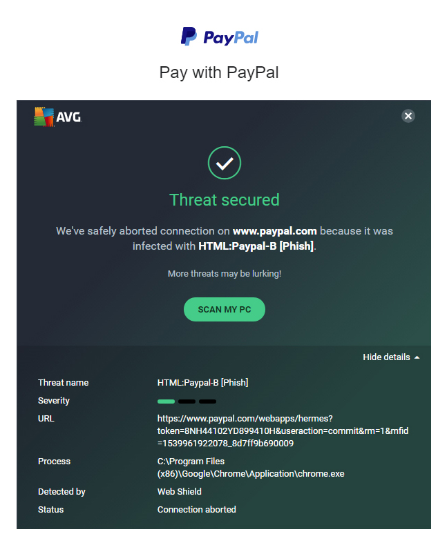 AWS blocking PayPal