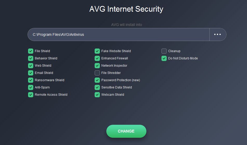 AVG ha una protezione dello spam?