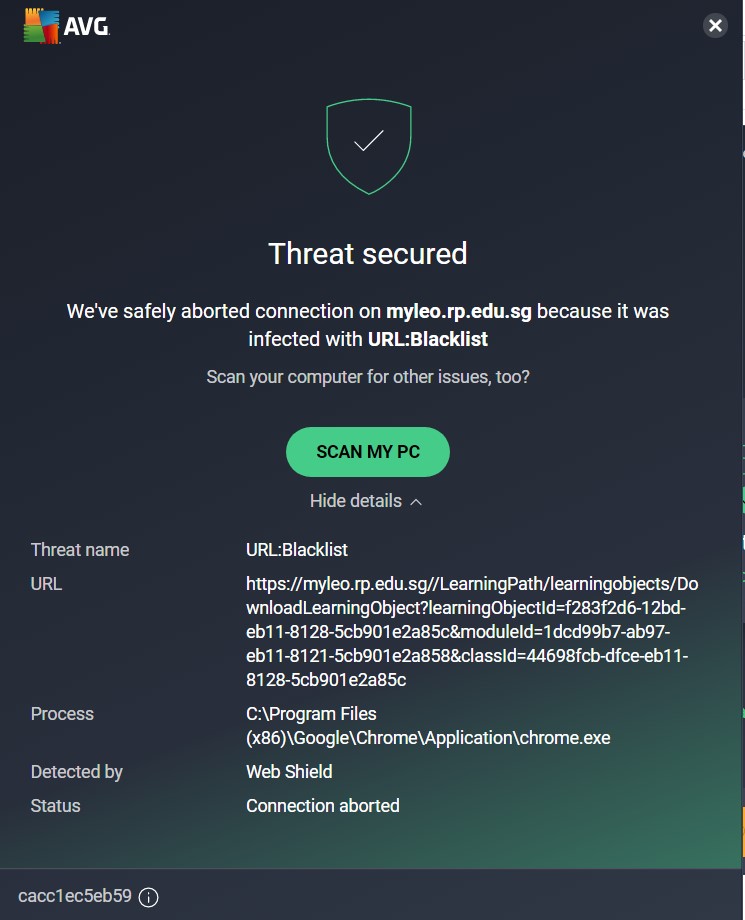 avg url blacklist reddit