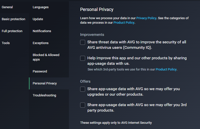 How do I disable AVG advertisement popups? AVG