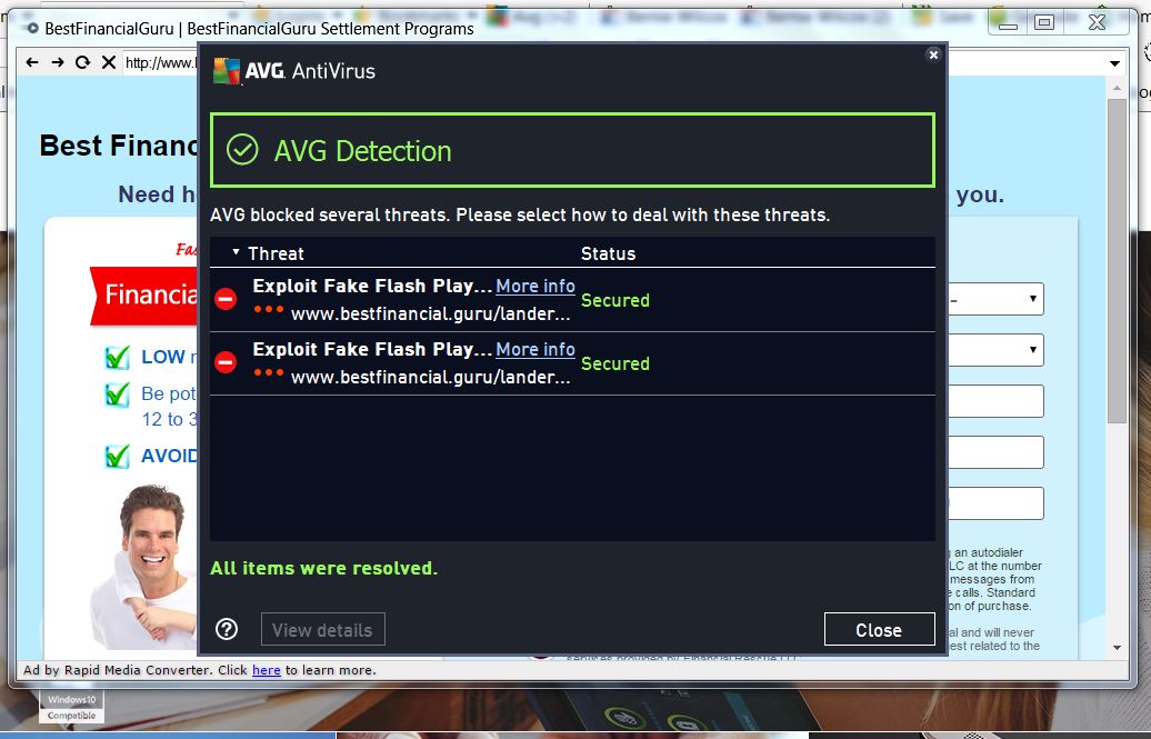 AVG Fake Flash Player Capture-2