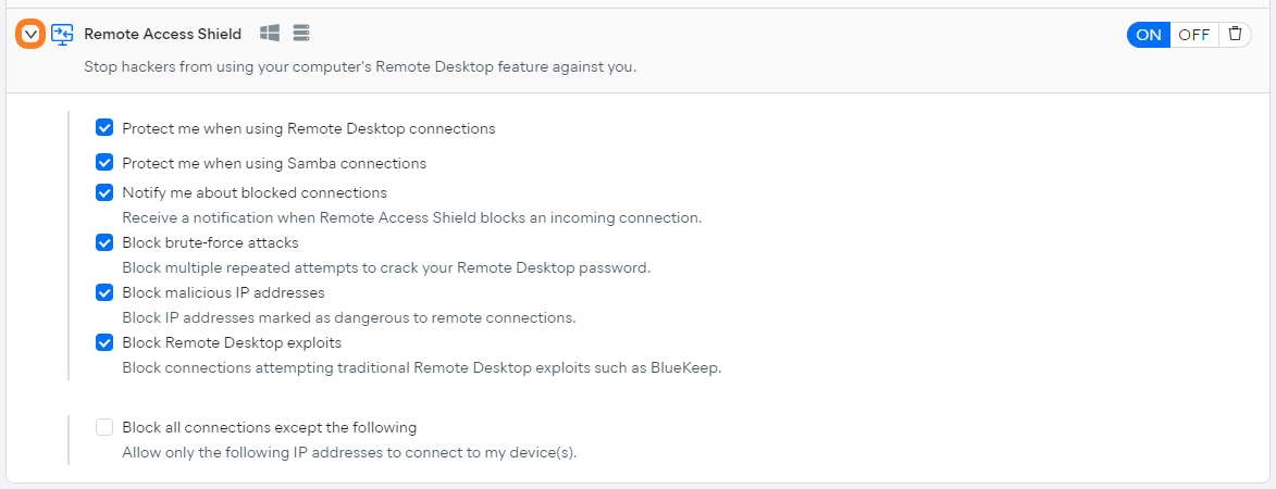 HubCloud_RemoteAccessShield_settings