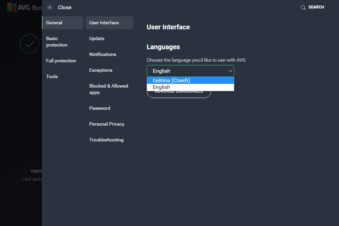 AVG_Unmanaged_InstalledLanguages