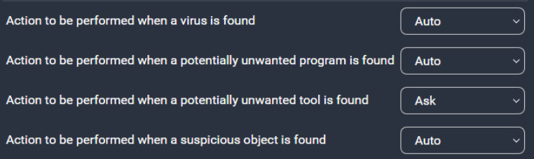 AVG_CoreShields_EmailShield_GeekArea_DetectionActions_list