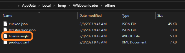 AVG_UpdatesDownloader_OfflineFolder